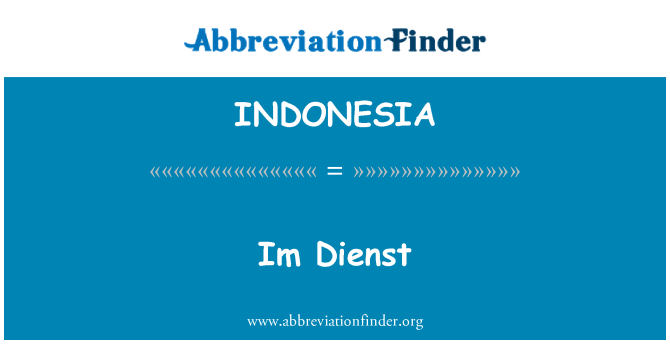 INDONESIA: Im Dienst