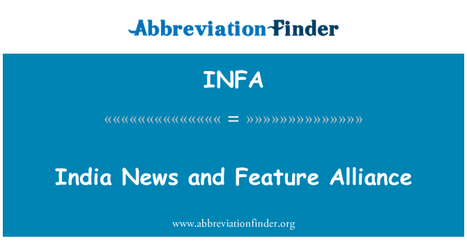 INFA: Indien News und Feature-Alliance