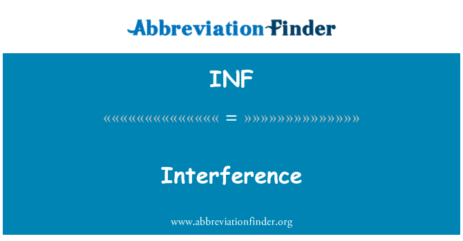 INF: Interferències