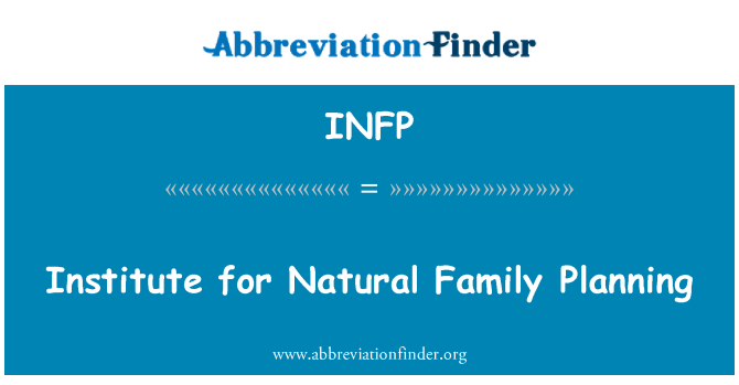 INFP: Enstiti pou planin natirèl