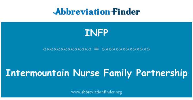 INFP: Intermountain sestra rodina partnerství