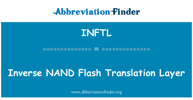 INFTL: Nghịch đảo NAND Flash dịch Layer