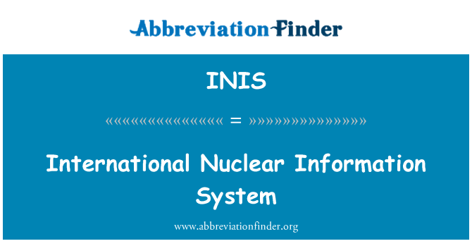 INIS: מערכת מידע גרעיני הבינלאומי