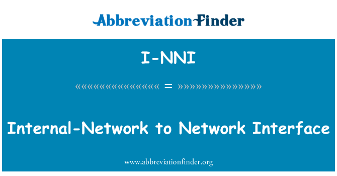 I-NNI: 內部網路到網路介面