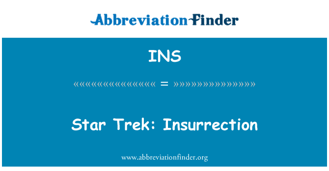 INS: Star, de mèm ke: Insurrection