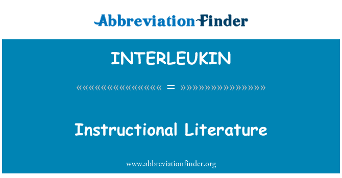 INTERLEUKIN: Llenyddiaeth cyfarwyddiadol