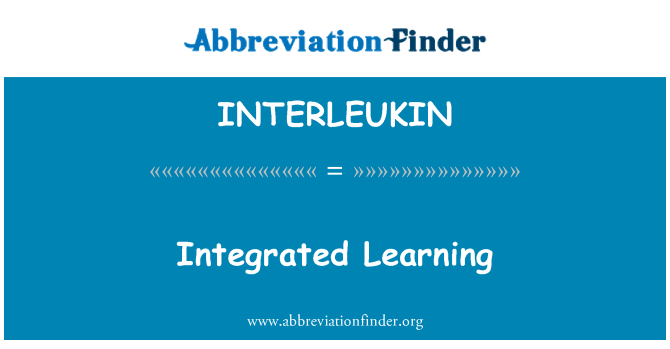 INTERLEUKIN: Dysgu integredig