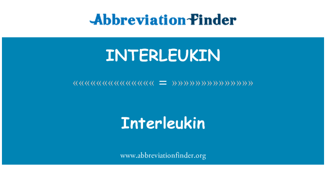 INTERLEUKIN: Interleukiin