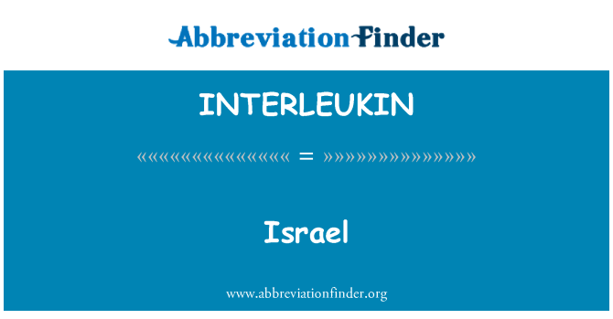 INTERLEUKIN: Israel