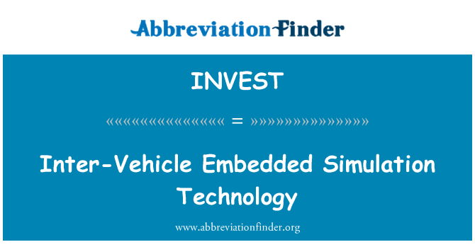 INVEST: Mezi vozidla Embedded simulaci technologie