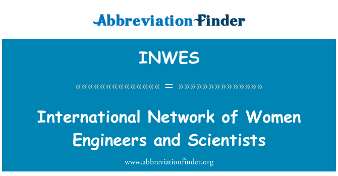 INWES: Internationaal netwerk van vrouwen ingenieurs en wetenschappers