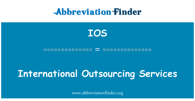 IOS: International Outsourcing tjenester