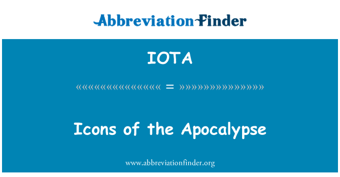 IOTA: Ikony apokalypsy