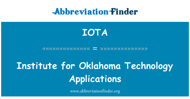 IOTA: Institut für Anwendungen der Oklahoma