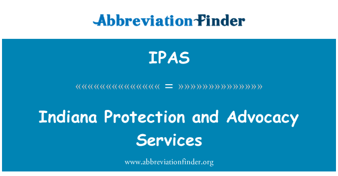 IPAS: Indiana beskyttelse og Advocacy tjenester