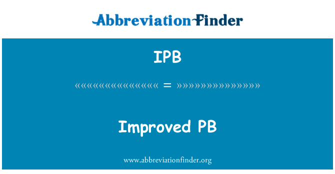 IPB: Vylepšený PB
