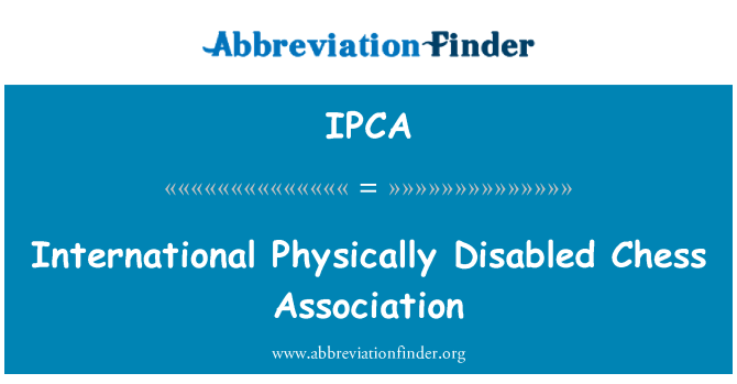 IPCA: Asosyasyon entènasyonal D' Physique andikape