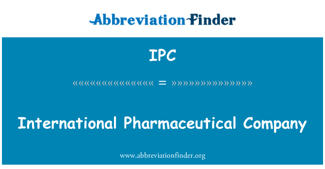 IPC: Công ty dược phẩm quốc tế