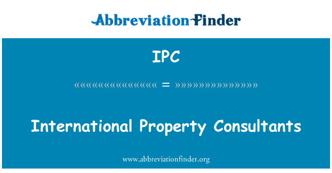 IPC: 國際物業顧問