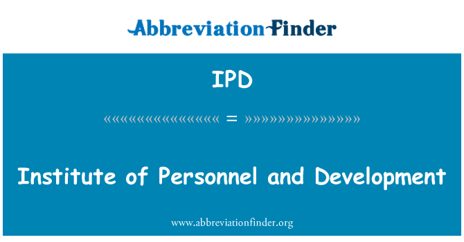 IPD: Institut de personal i desenvolupament