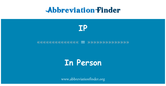 IP: Fil-persuna