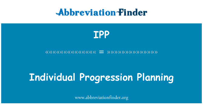 IPP: Grenn pa grenn Progression Planification