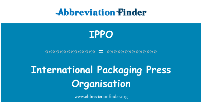 IPPO: International Packaging Press Organisation