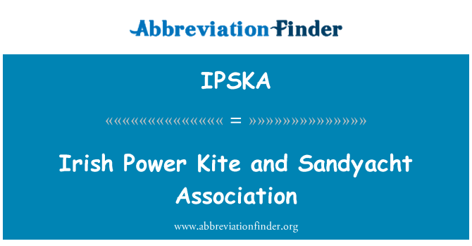 IPSKA: Ιρλανδική δύναμη Kite και Sandyacht σύνδεσης