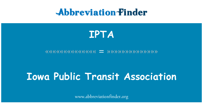 IPTA: Associazione di pubblico transito Iowa