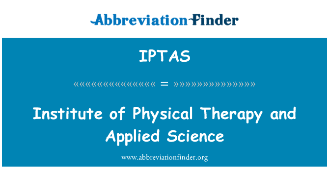 IPTAS: موسسه فیزیوتراپی و علوم کاربردی