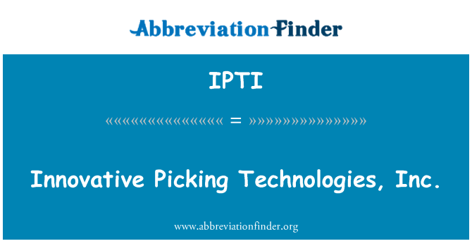 IPTI: Innovantes kase teknoloji, Inc.