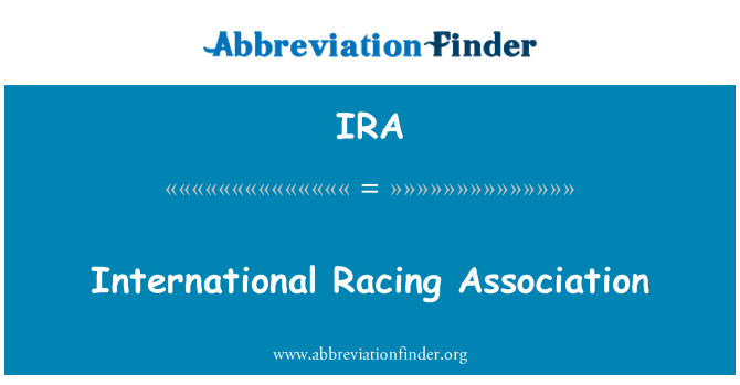 IRA: International Racing Association