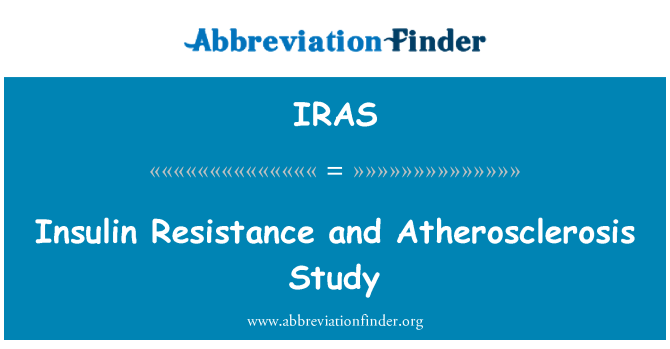 IRAS: Insulin Resistance and Atherosclerosis Study