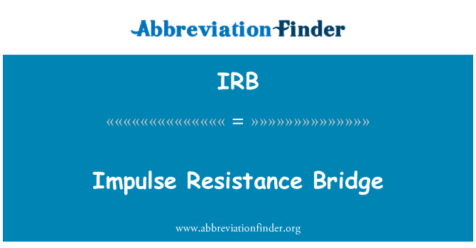 IRB: Impuls modstand Bridge