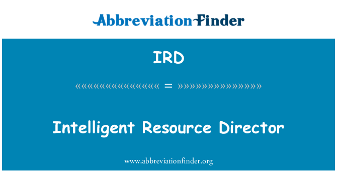 IRD: Inteligentni vir direktor