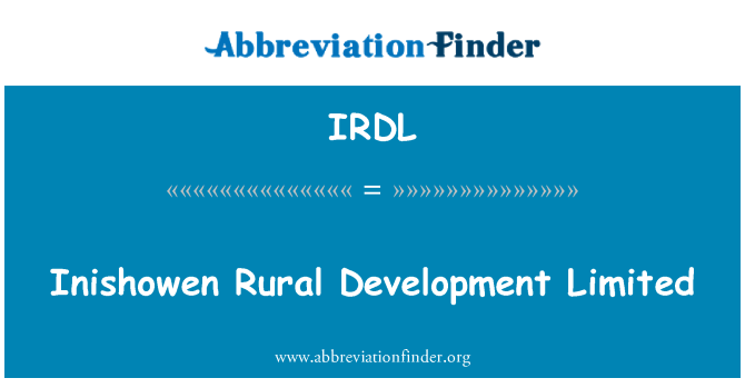 IRDL: Inishowen seksyon riral devlòpman limite anpil