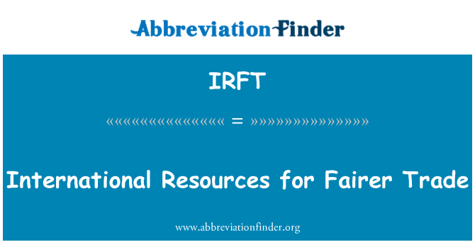 IRFT: Internationale ressourcer til mere retfærdig handel