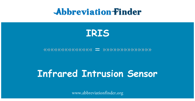 IRIS: Infrarot Intrusion Sensor