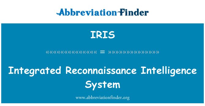 IRIS: 综合的侦察情报系统