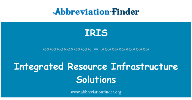 IRIS: Integrated Resource-Infrastrukturlösungen