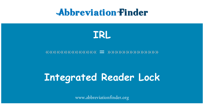 IRL: Integrat lector pany