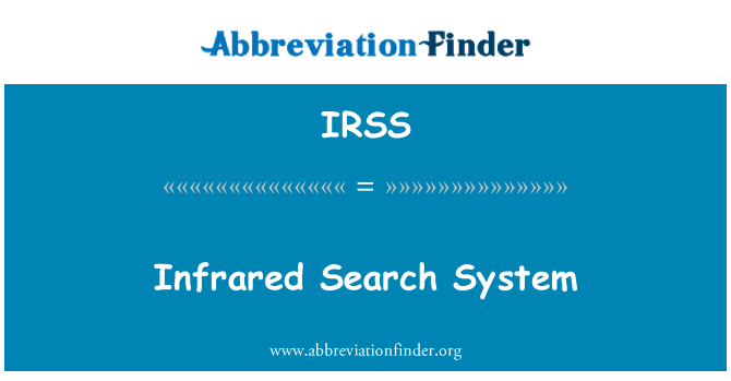 IRSS: Envizib detèktè Recherche sistèm