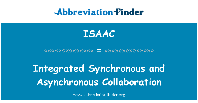 ISAAC: 동기 및 비동기 협업을 통합