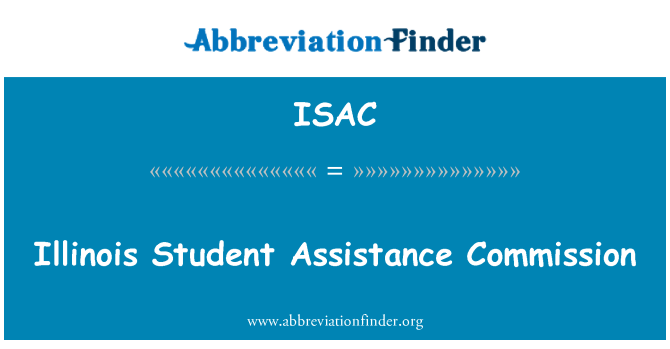 ISAC: Illinois Student palīdzības Komisija