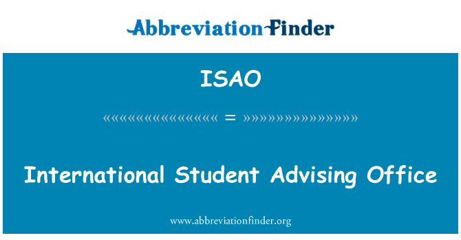 ISAO: Uffiċċju jingħataw pariri Student internazzjonali