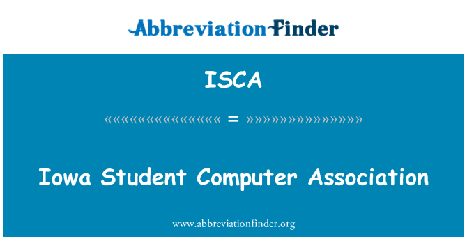 ISCA: Iowa Student Computer Association