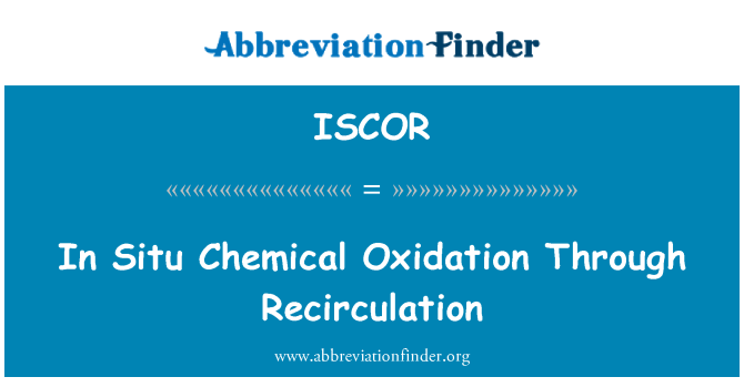 ISCOR: 再循環を介してその場化学酸化