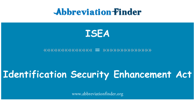 ISEA: זיהוי אבטחה שיפור מעשה