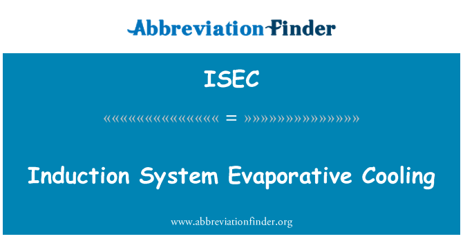 ISEC: Індукційні охолодження системи назад в Мельбурні
