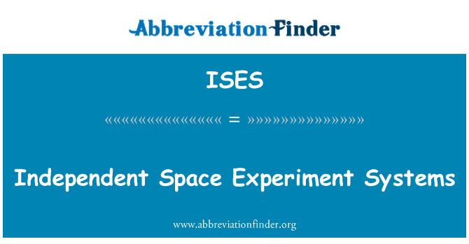 ISES: Sistèm eksperyans espas endepandan yo